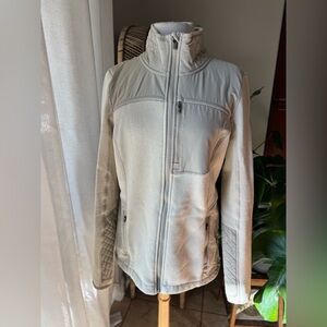 Women's Cream Jacket quilted athletic Athleta‎